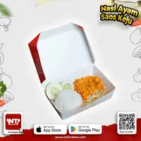 Nasi Ayam Saos Keju