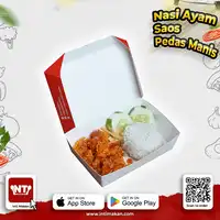 Nasi Ayam Saos Pedas Manis