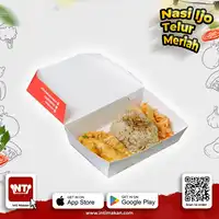 Nasi Ijo Telur meriah