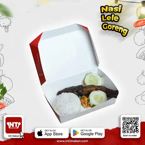 # Nasi + Lele Goreng + Sambal + Lalapan
