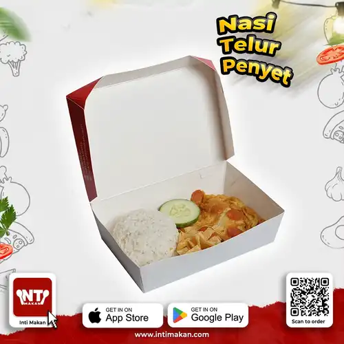 Nasi Telur Penyet