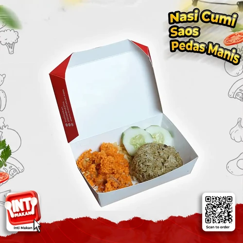 # Nasi Cumi Saos Pedas Manis