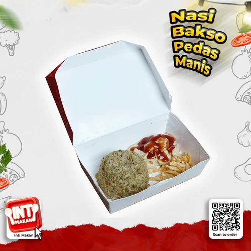 # Nasi Jeruk Bakso Saos Pedas Manis