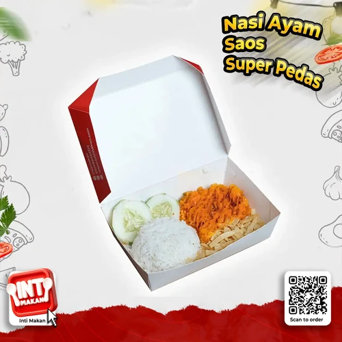 Nasi Ayam Saos Super Pedas