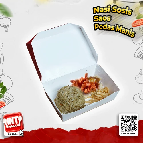# Nasi Jeruk Sosis Saos Asam Manis