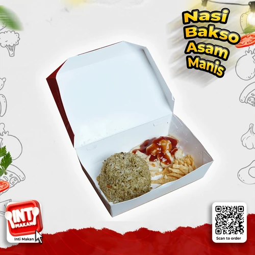 # Nasi Jeruk Bakso Saos Asam Manis